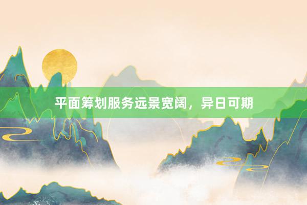 平面筹划服务远景宽阔，异日可期